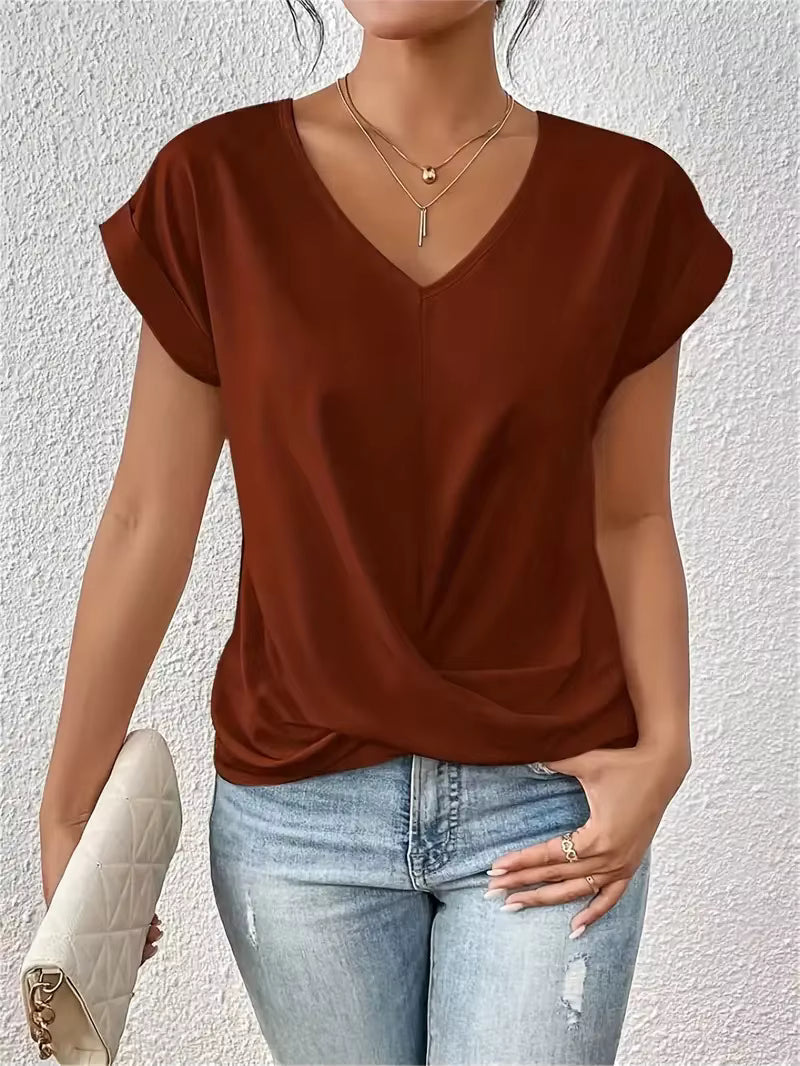 Giorgia™ | Top Elegante con Drappeggio