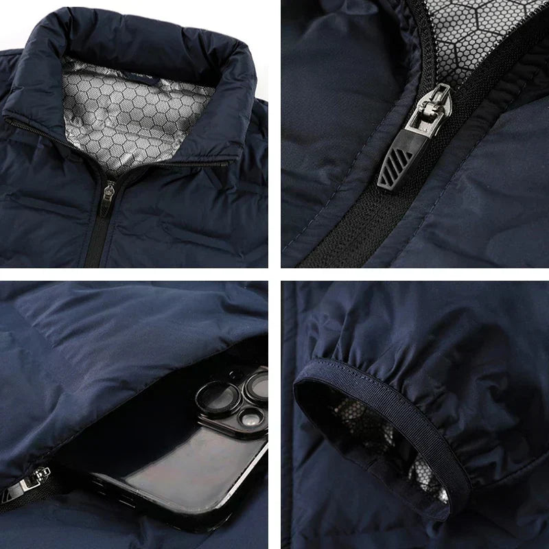 Aaron | Giacca in Piuma Calda ed Elegante per Uomini