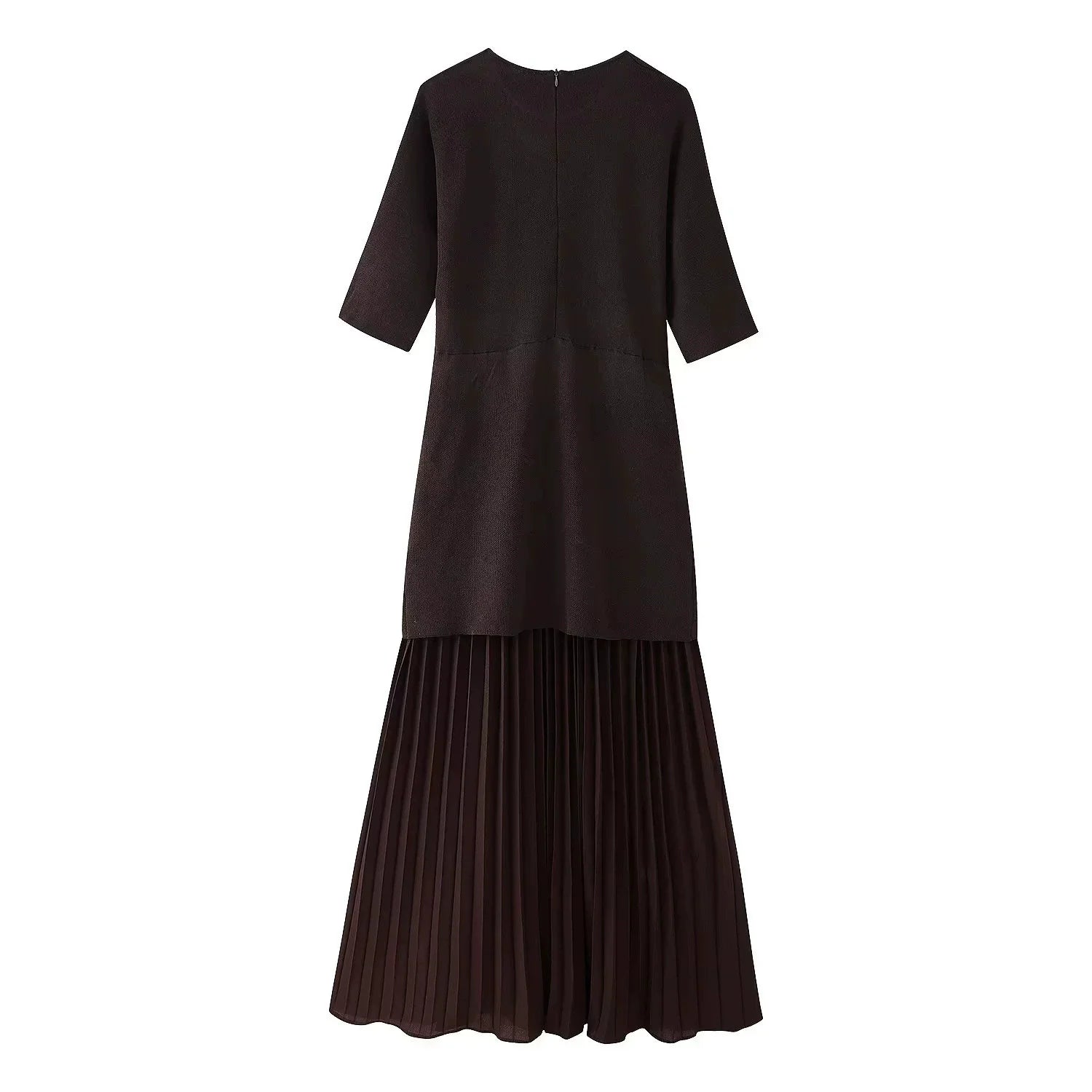 Chiara™ | Abito midi elegante con pieghe raffinate