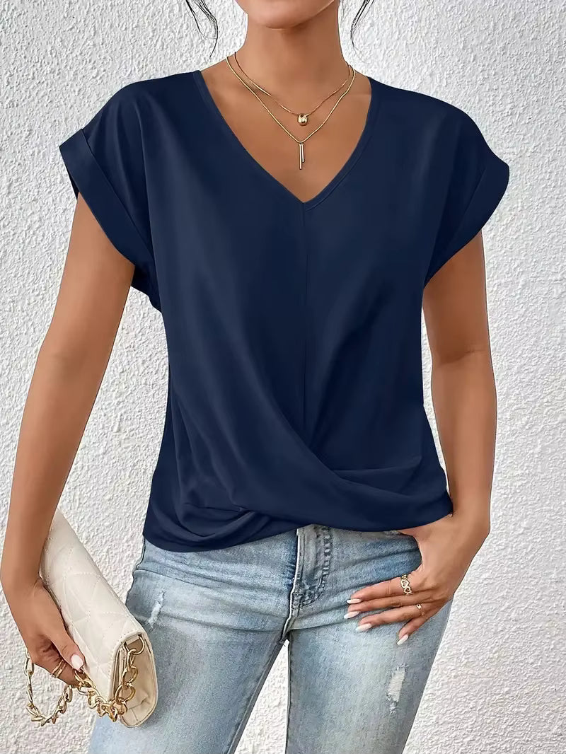 Giorgia™ | Top Elegante con Drappeggio