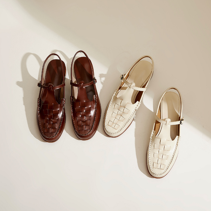 Palermo™ | Sandali in Pelle Intrecciata