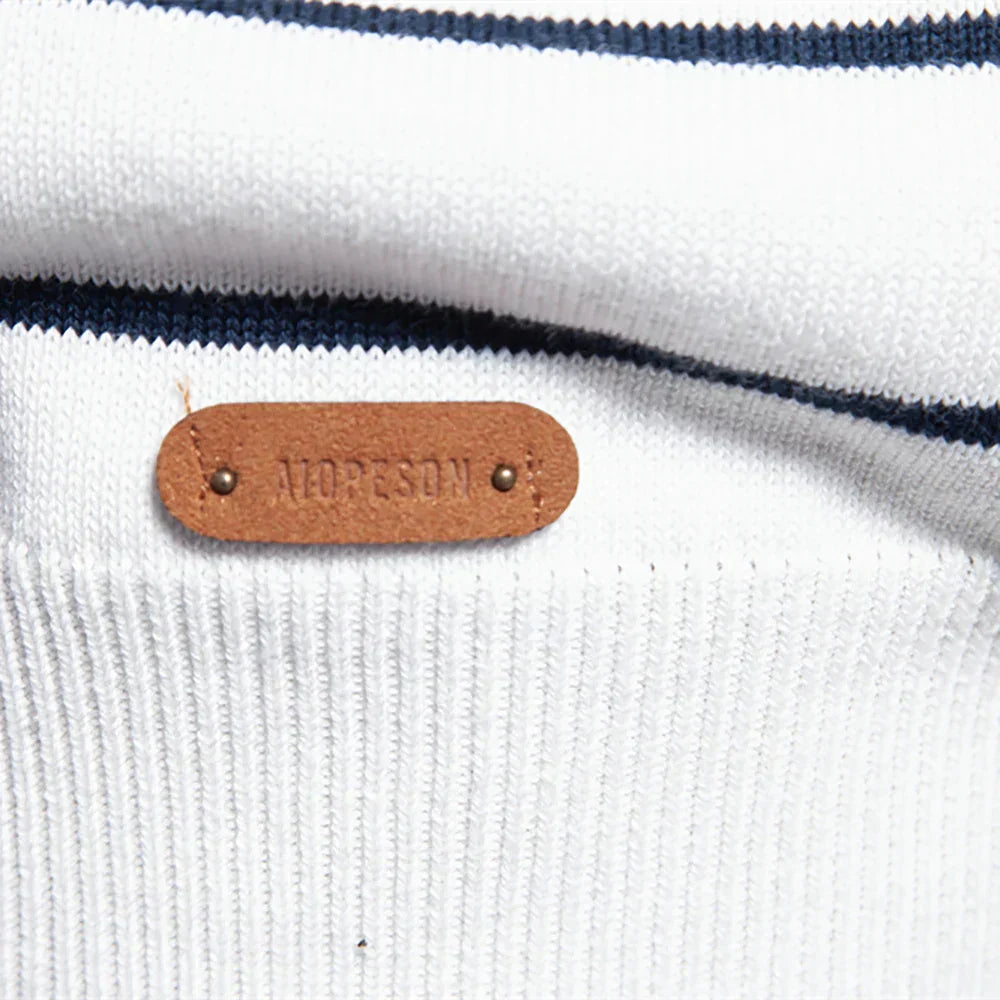 Augustin™ | Pull Rayé Marin