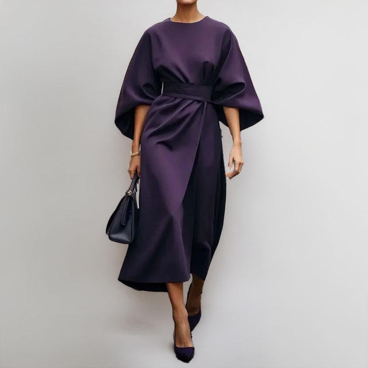 Camilla™ | Abito lungo con maniche kimono dal fascino luminoso