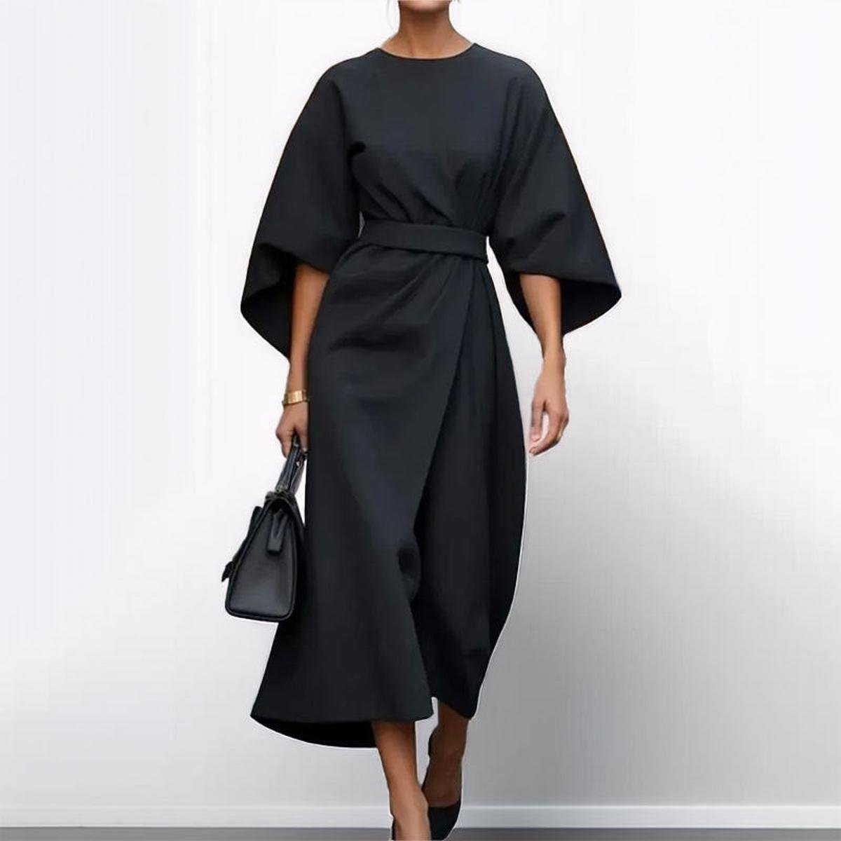 Camilla™ | Abito lungo con maniche kimono dal fascino luminoso