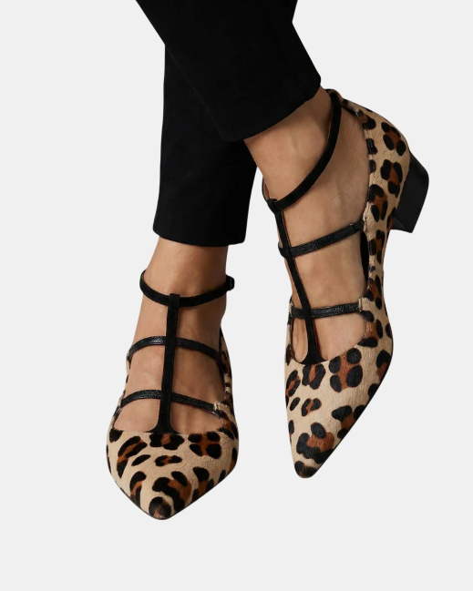 Bridget | Ballerine leopardate con tacco