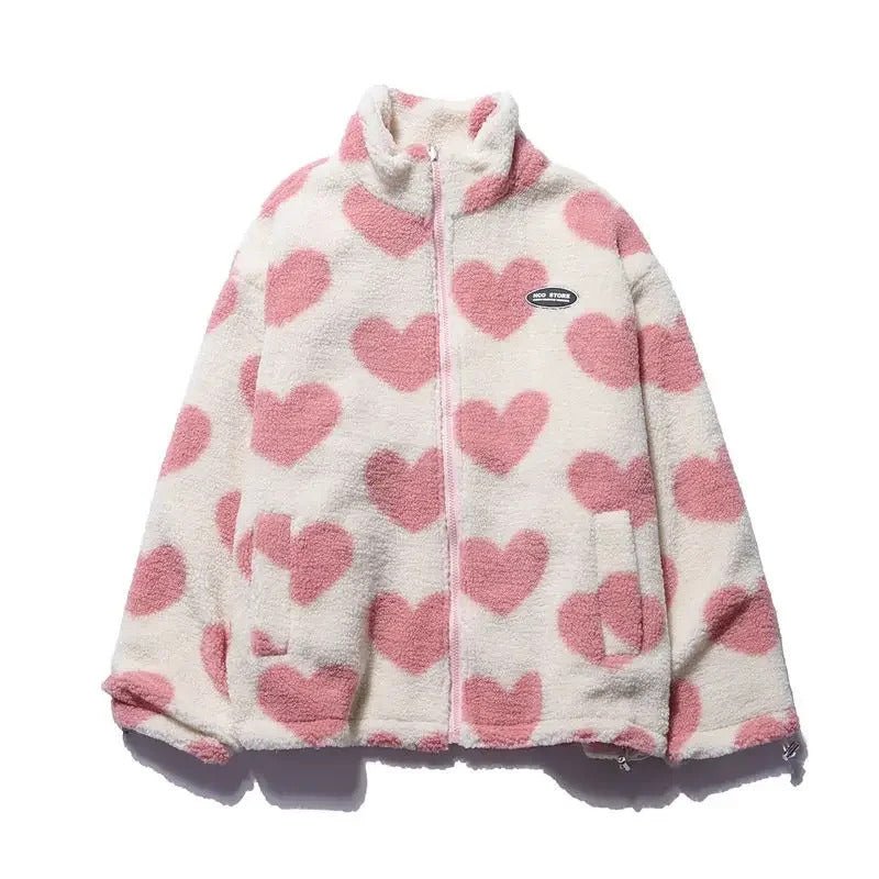 Monique™ | Veste réversible aux cœurs délicats