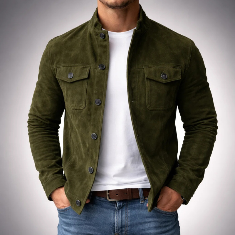 Leonardo™ | Giacca effetto suede dal carattere deciso