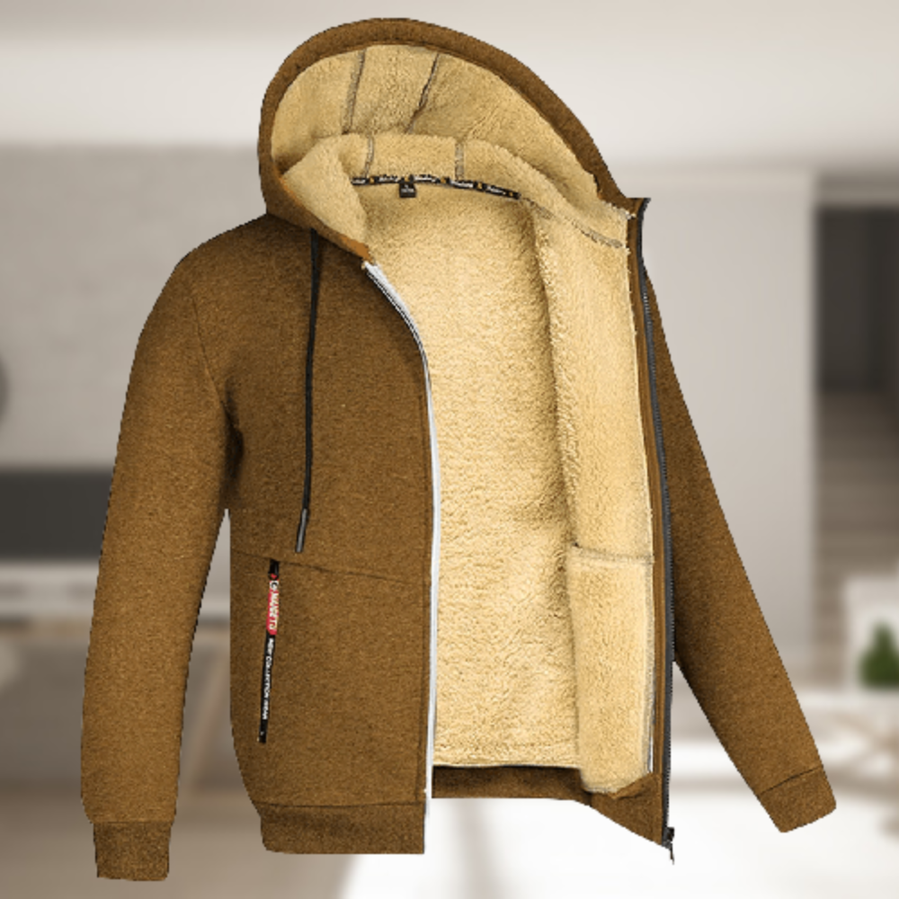 Andrew – Giacca invernale con cappuccio in pile