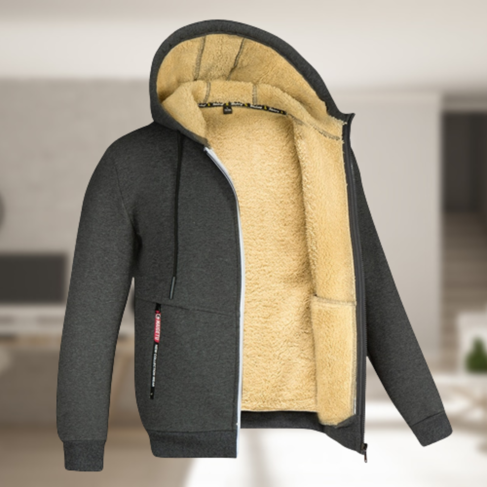 Andrew – Giacca invernale con cappuccio in pile
