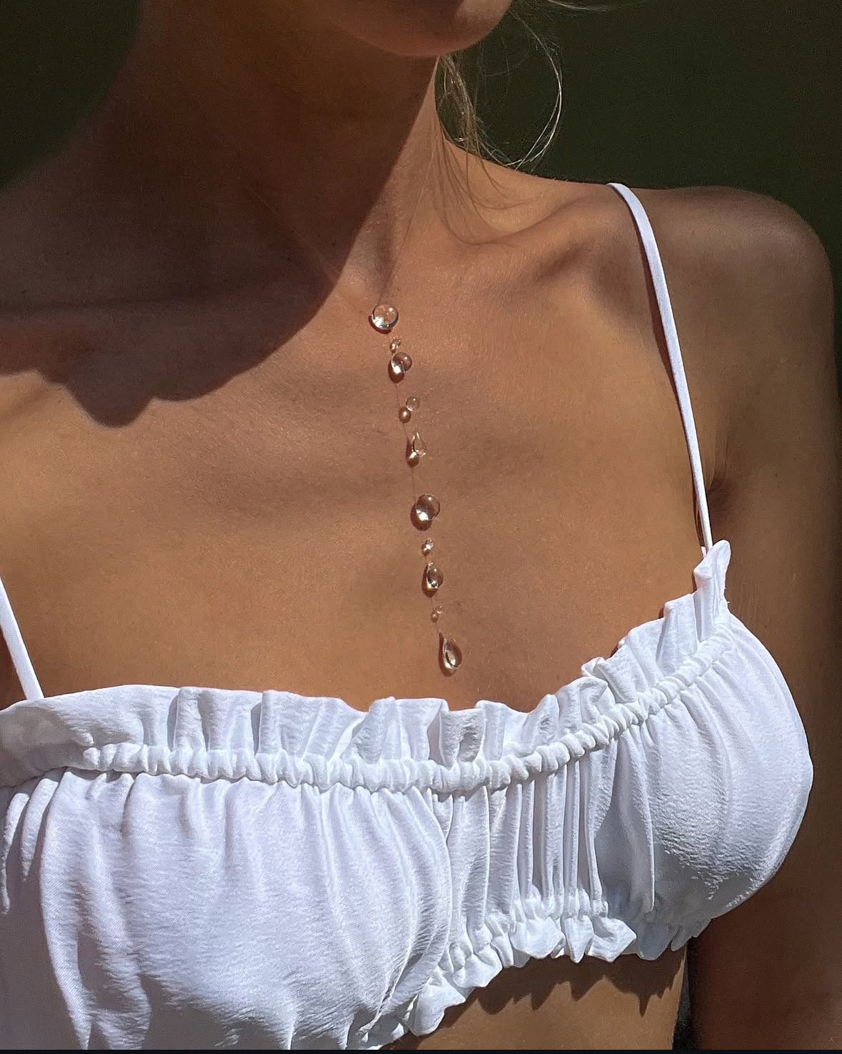 Collana a goccia d'acqua