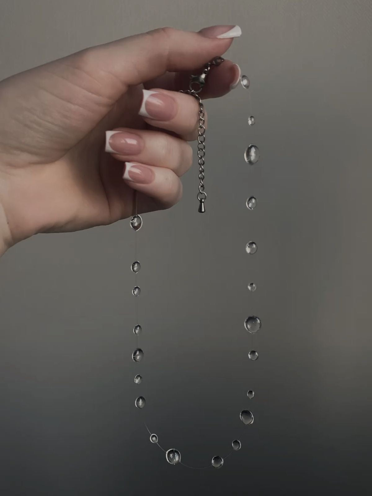 Collana a goccia d'acqua