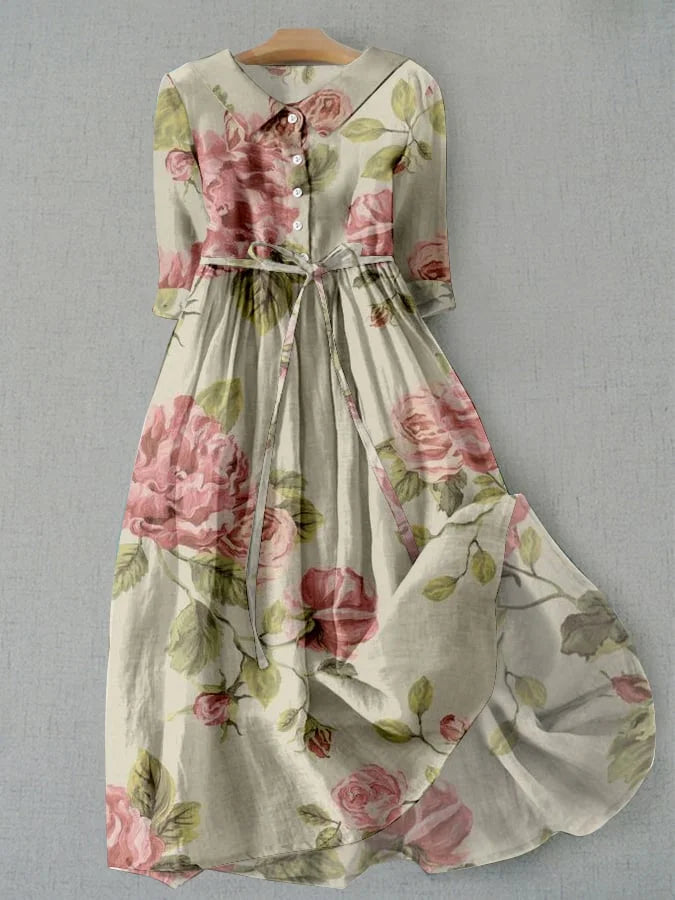 Helena | Vestito vintage con rose