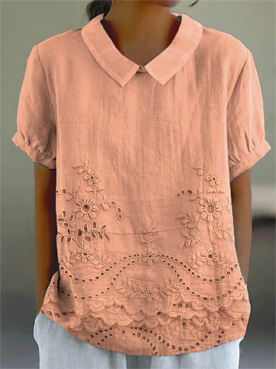Giulia™ | Camicia Ricamata Floreale