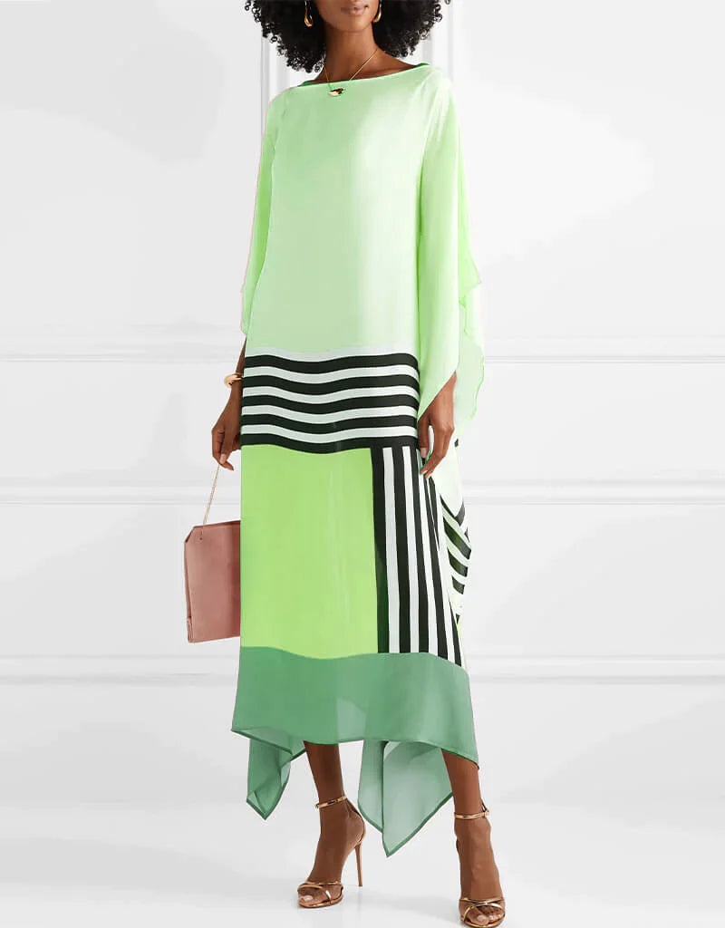 Abito Color-Block: Eleganza Moderna e Design Unico