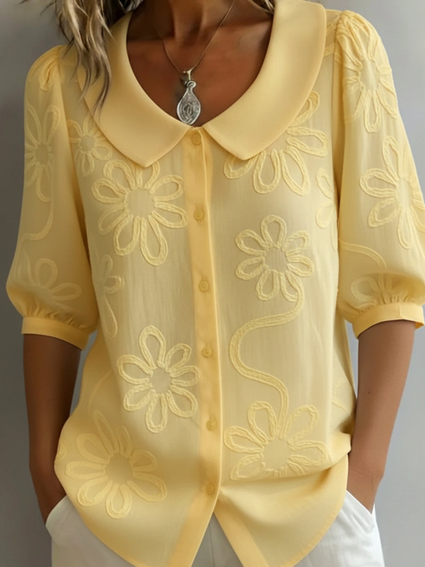 Aurélie™ | Blusa floreale leggera dal fascino naturale