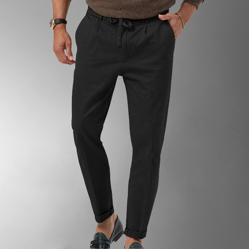 Jacob - Uomo Pantaloni di Lino per Comfort e Stile