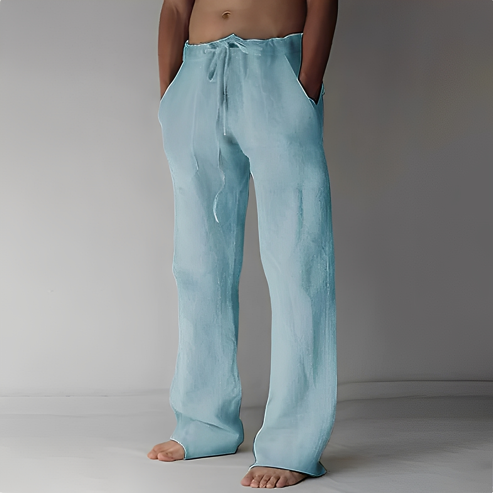 Arthur – Baggy pantaloni di lino per uomo