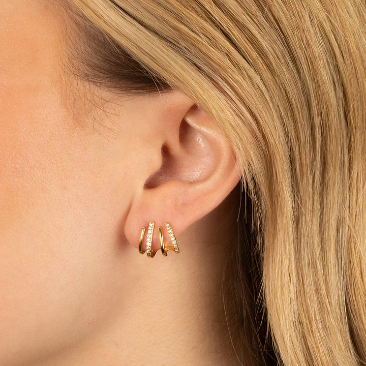 Chiara™ | Orecchino ear cuff a spirale dal design moderno