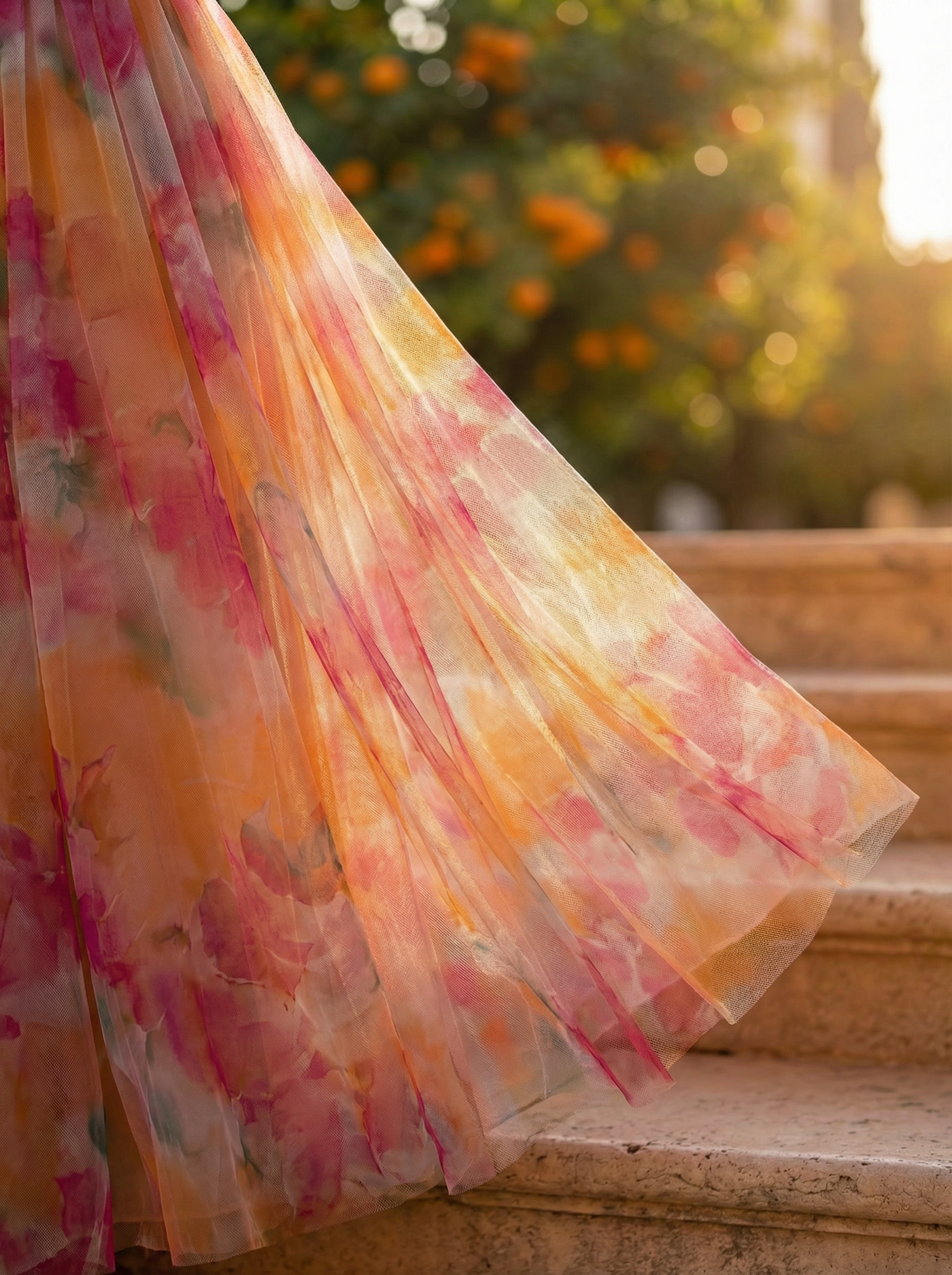 Caterina™ | Abito Maxi Floreale Elegante