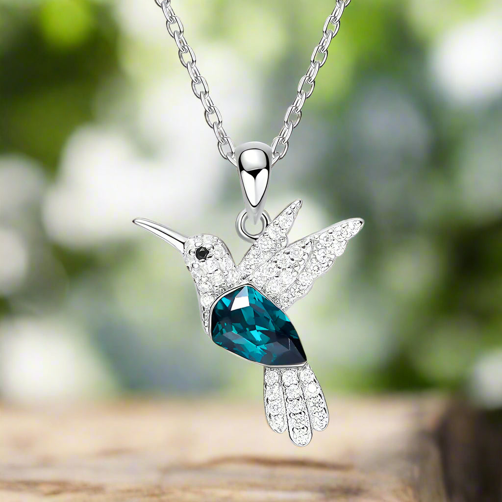 Collana Hummingbird Sparkle con zirconi