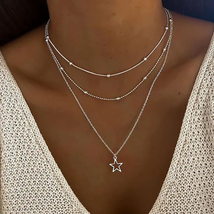 Collana Vintage Star in argento