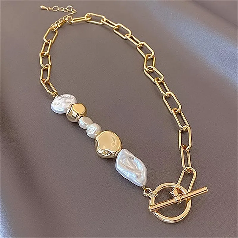 Collana Vintage Golden Pearls