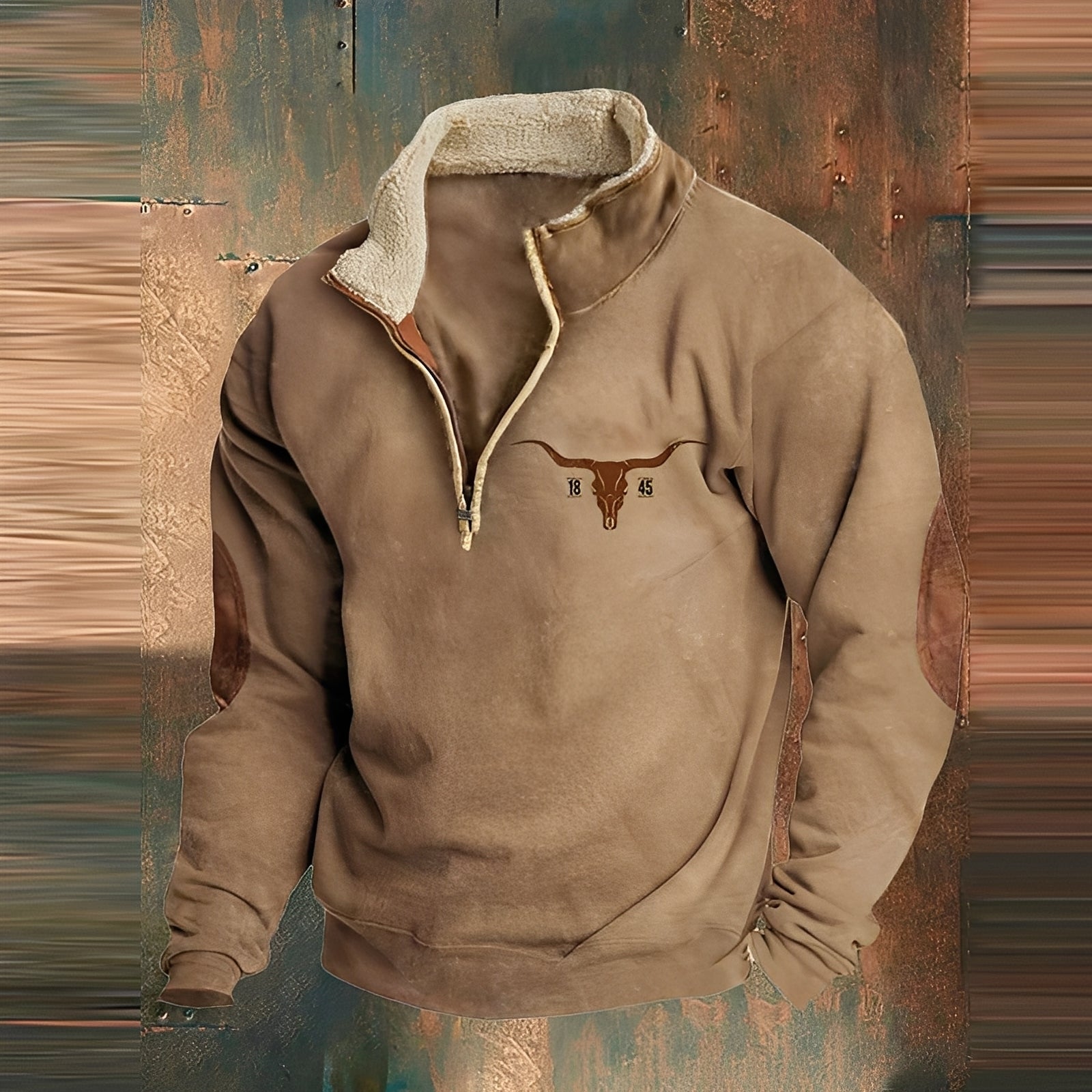 Kenton - Maglione elegante con zip per uomo