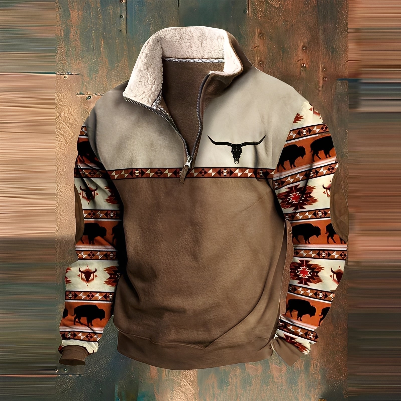 Kenton - Maglione elegante con zip per uomo