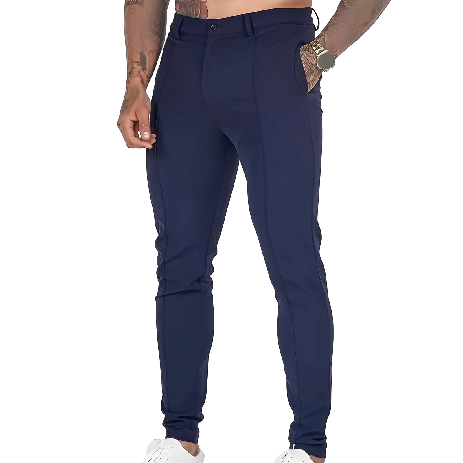 Stuart - Pantaloni slim-fit casual per uomini