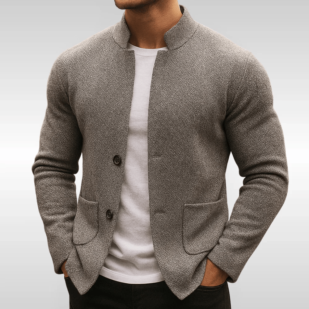 Alberto™ | Gilet in maglia strutturata dallo stile contemporaneo