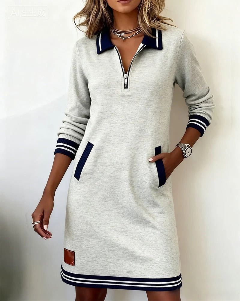 Nora | Abito elegante con maniche lunghe