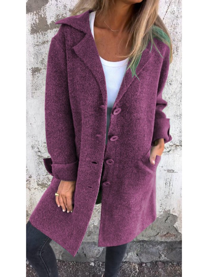 Sofia™ | Cappotto primaverile con colletto a revers