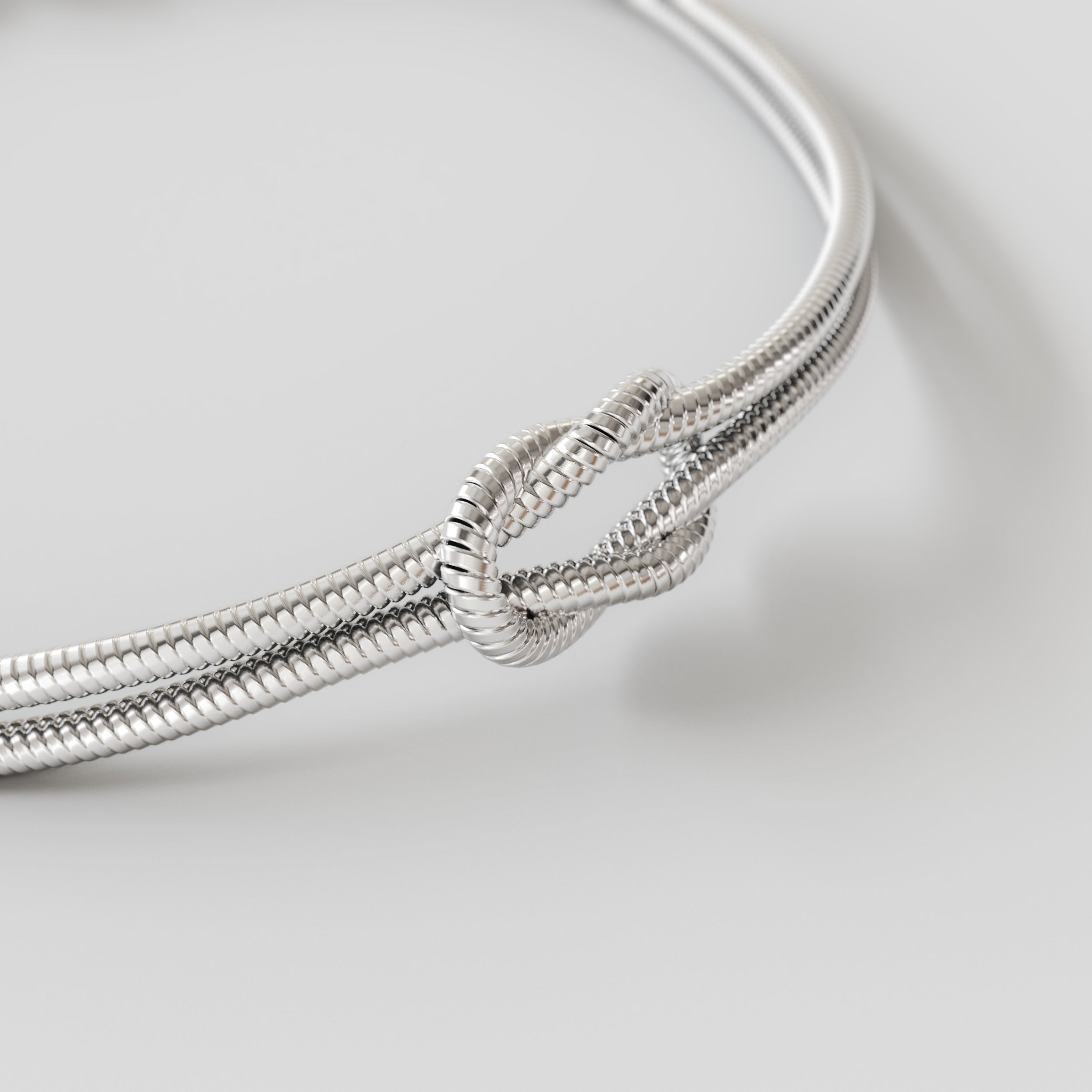 Bracciale infinito 1+1