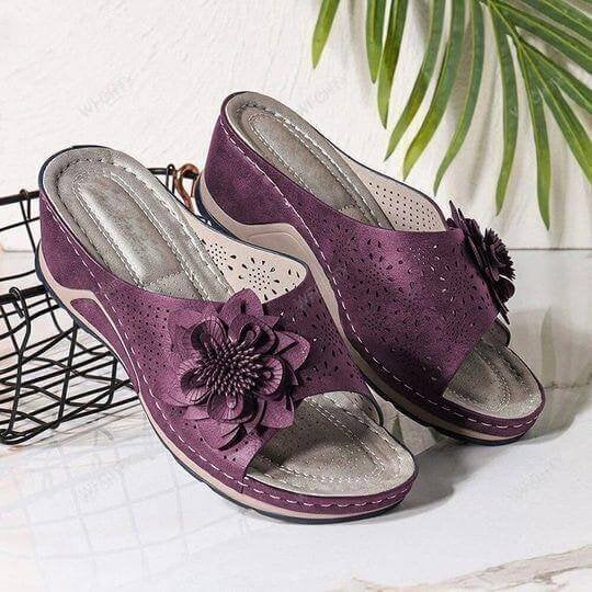 Elena™ | Sandali in pelle morbida con sostegno strutturato