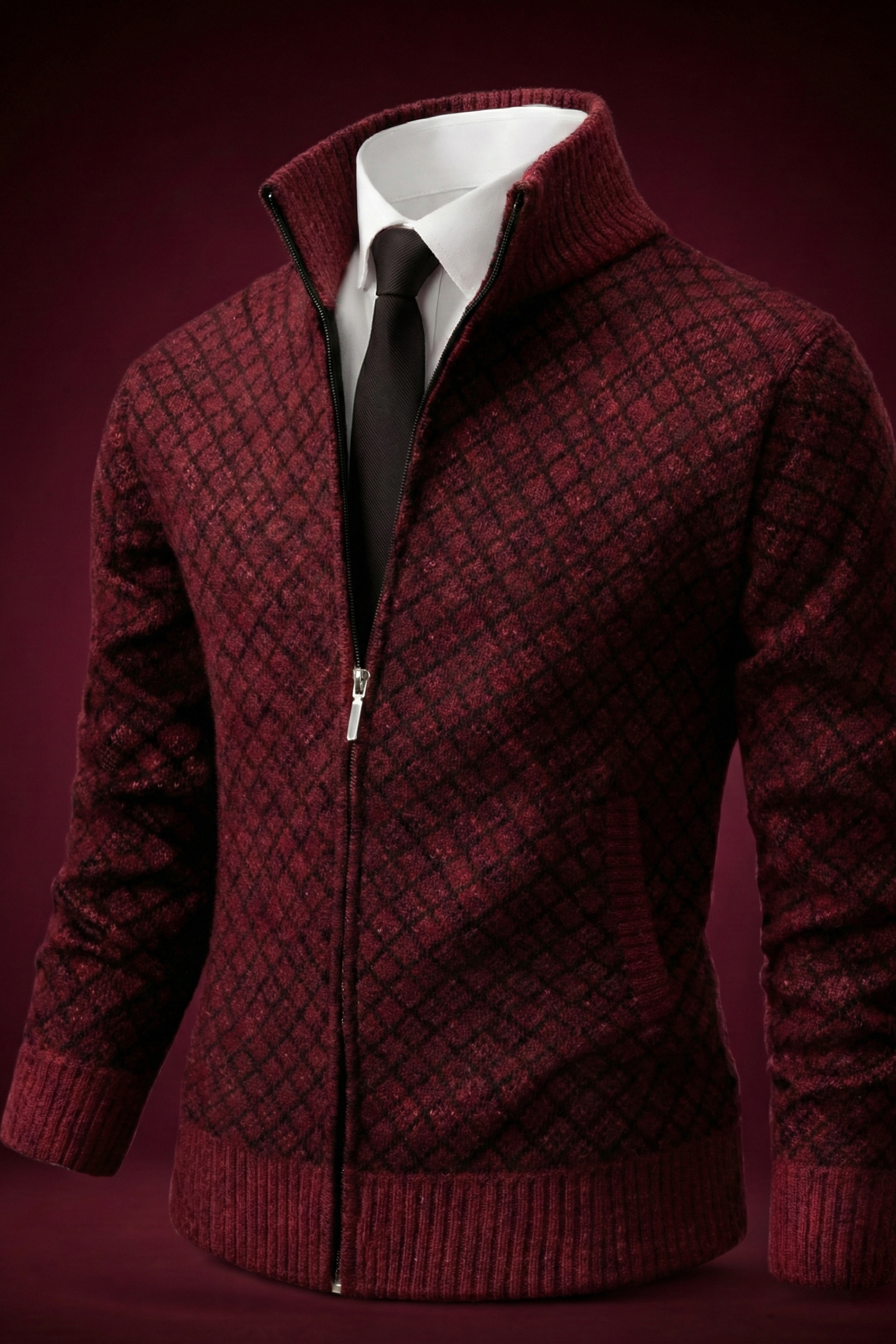 Matteo™ | Gilet in maglia goffrata dal carattere strutturato