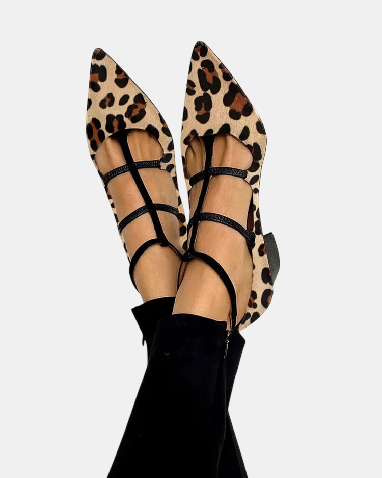 Bridget | Ballerine leopardate con tacco