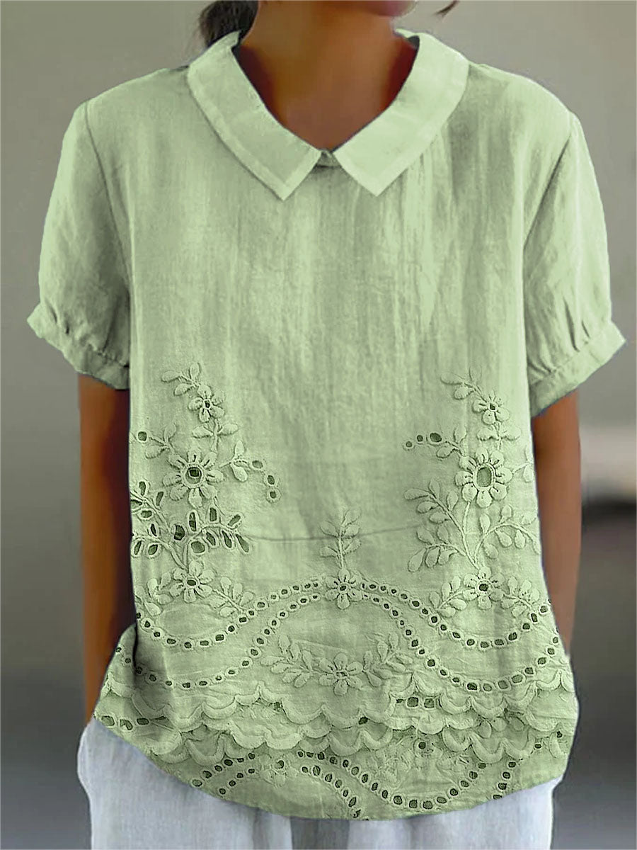 Giulia™ | Camicia Ricamata Floreale
