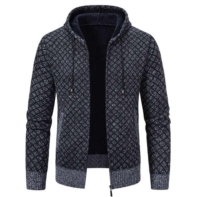 Winton - Elegante, stretta giacca con cappuccio per uomo