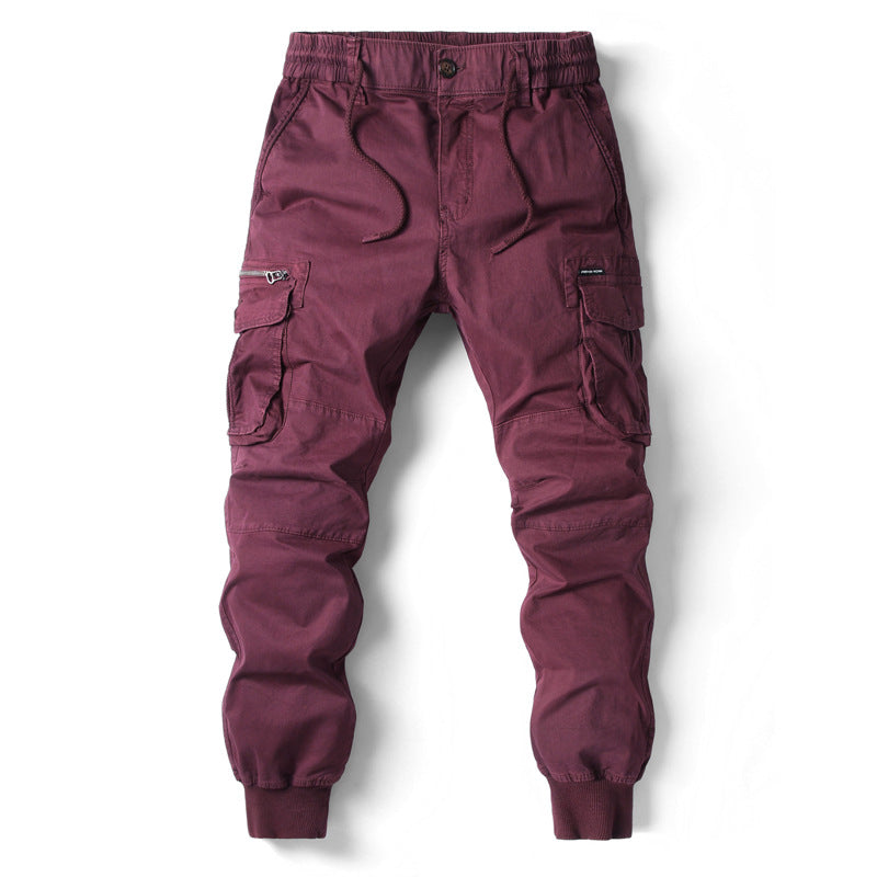 Trevor - Pantaloni cargo casual con molte tasche per uomo