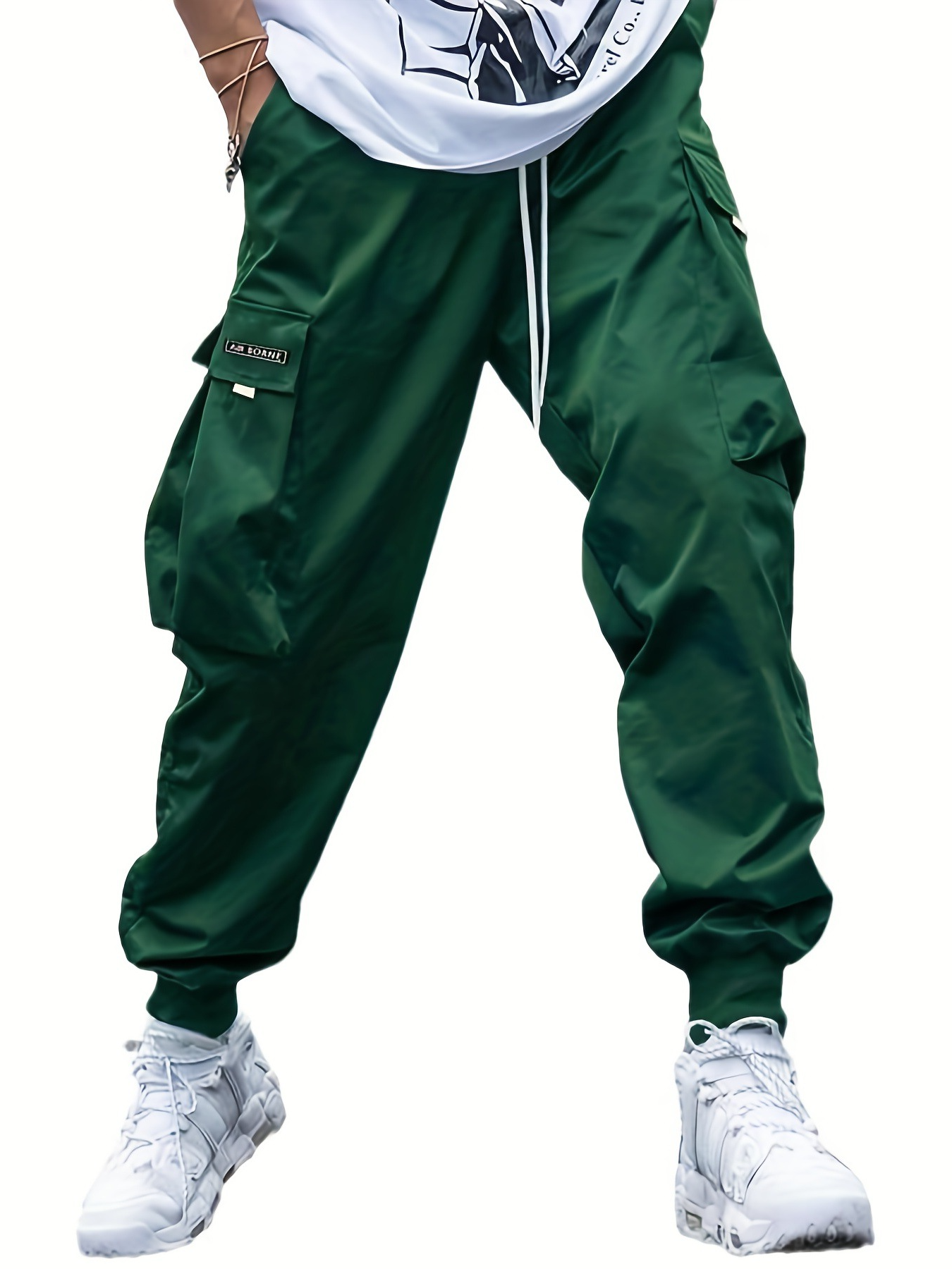 Morton - Pantaloni cargo estivi Hip-Hop per uomini