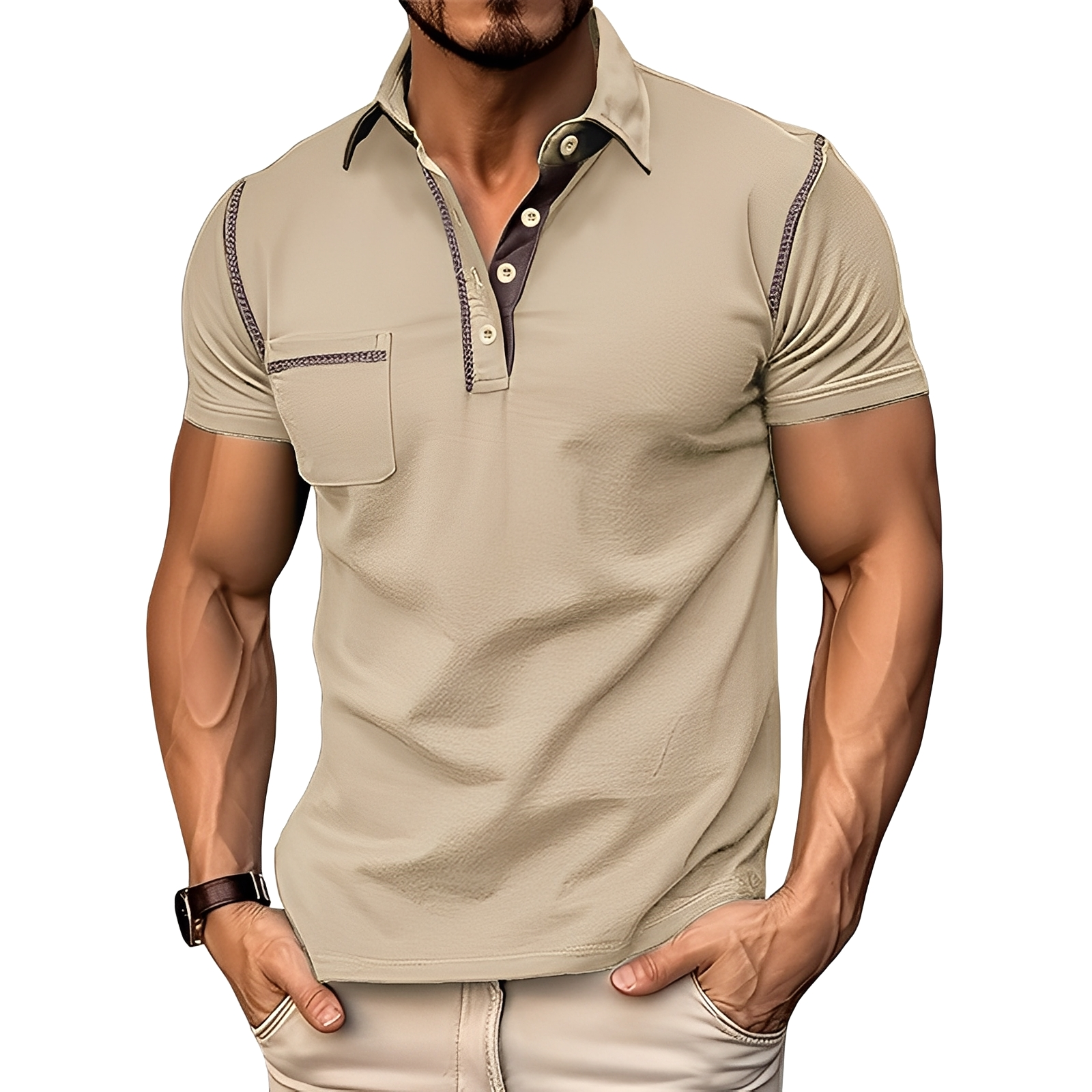 Brandon - Elegante, comoda polo per uomini