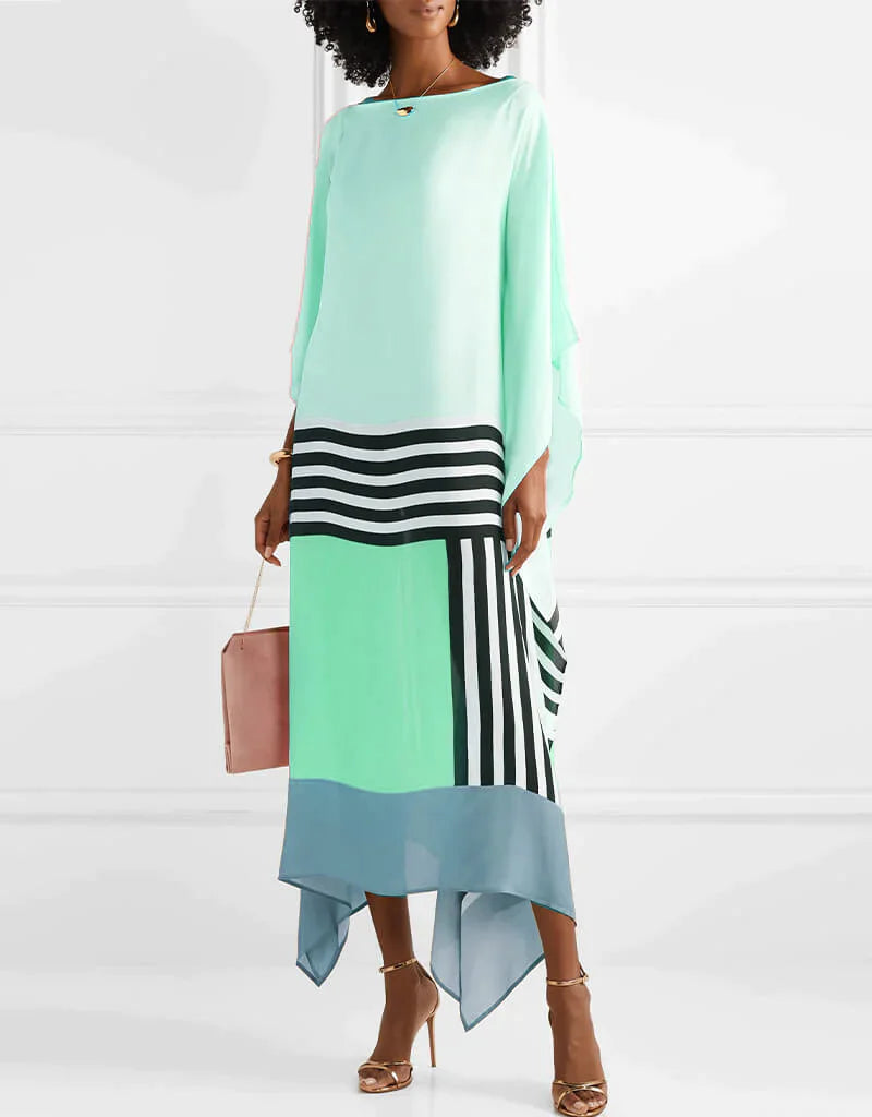 Abito Color-Block: Eleganza Moderna e Design Unico