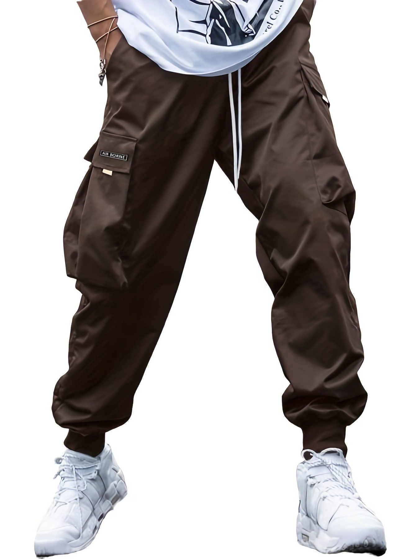 Morton - Pantaloni cargo estivi Hip-Hop per uomini