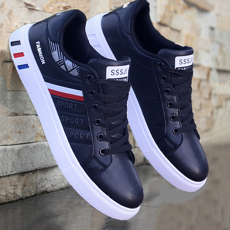 Noah - Bianche Scarpe da Uomo Casual con Strisce