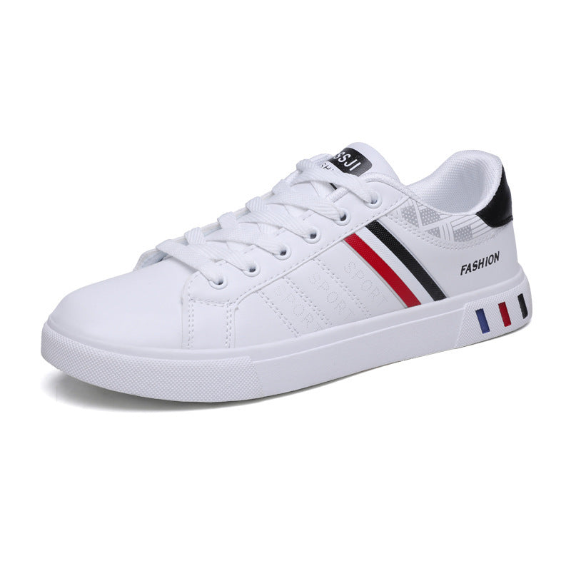 Noah - Bianche Scarpe da Uomo Casual con Strisce