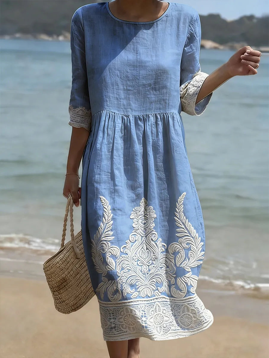 Ambra | Vestito floreale elegante