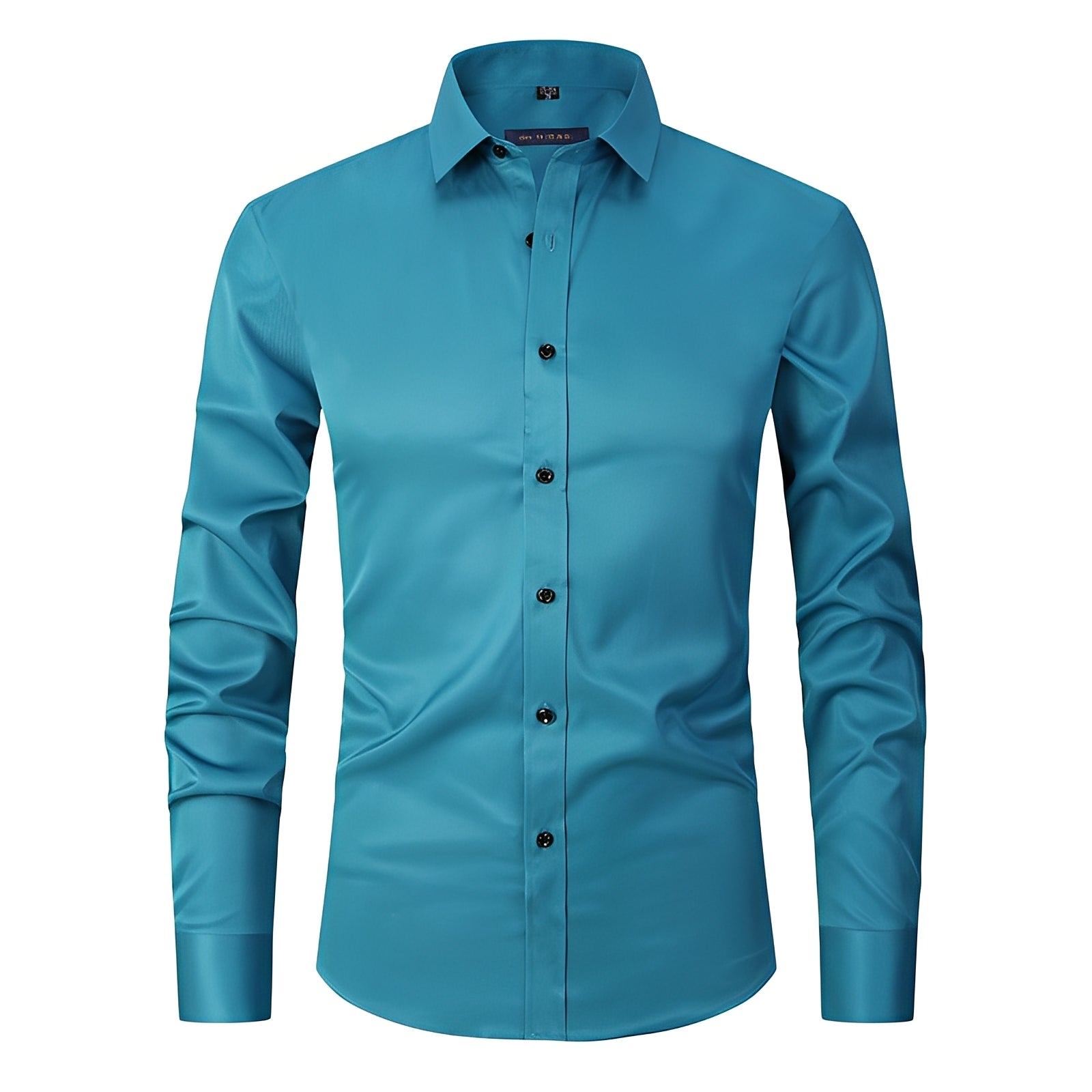 Elton - Camicia formale aderente in tessuto stretch per uomo