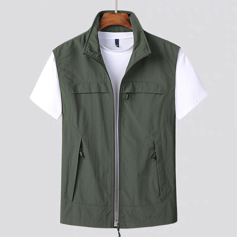 Marvin - Gilet casual con tasche per uomini