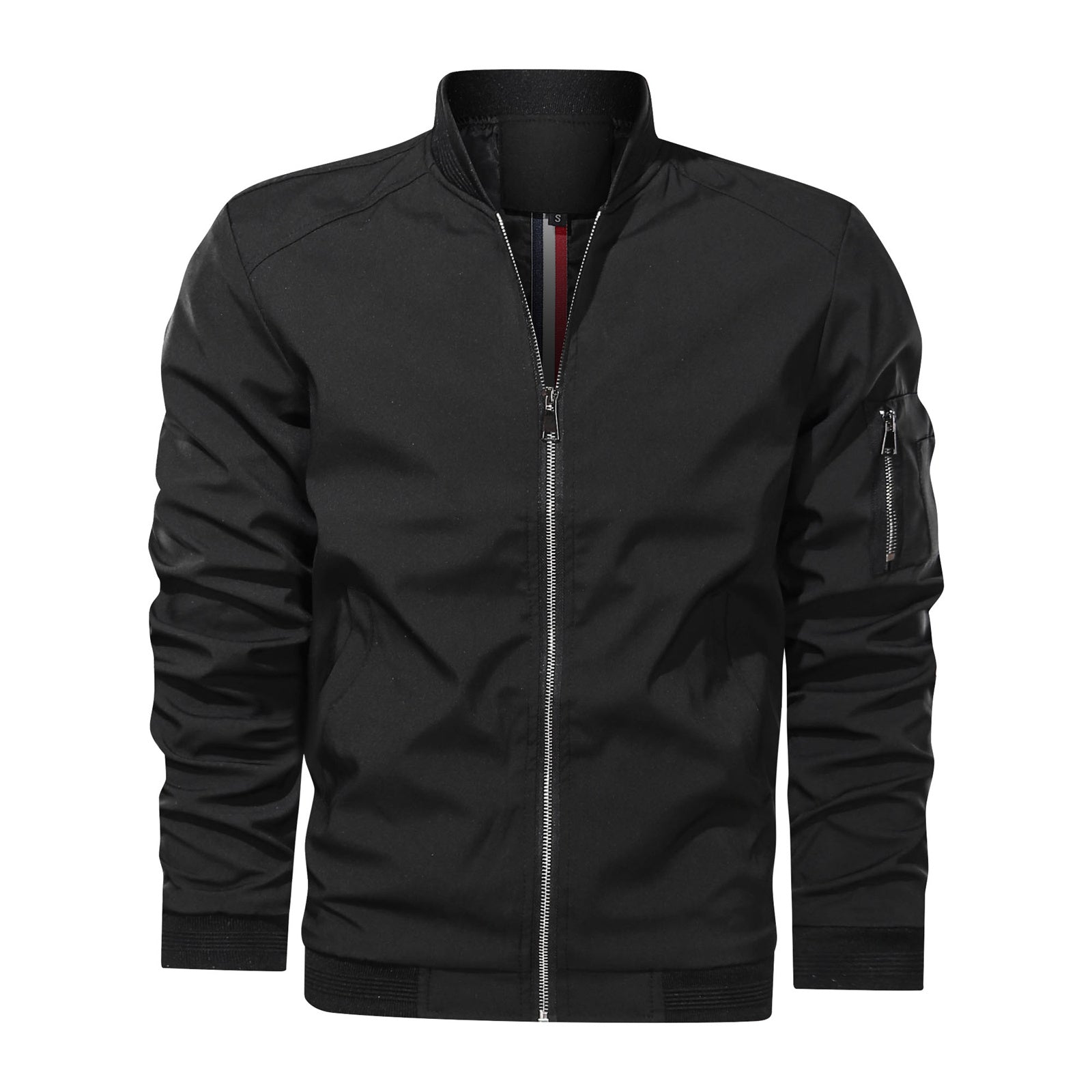 Rufus - Giacca bomber casual con zip per uomini