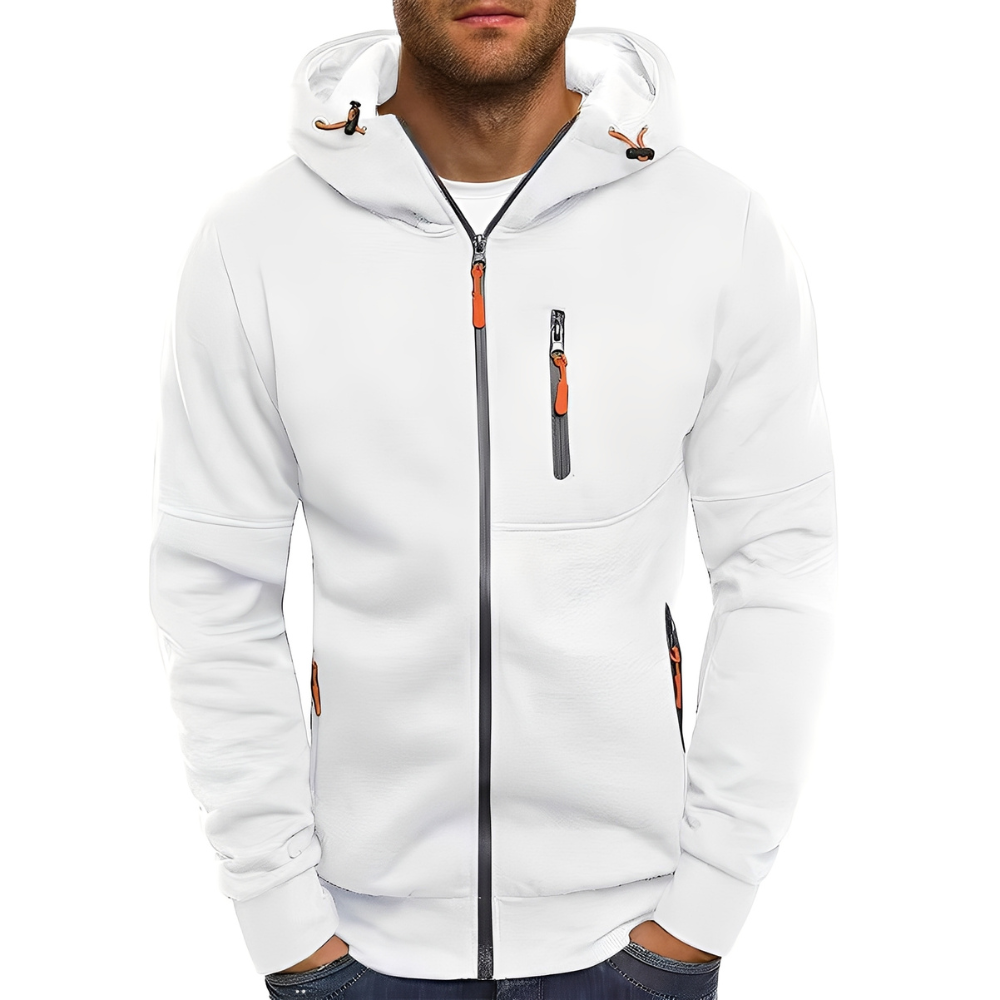 Miller - Giacca Casual Zip-Up con Cappuccio per Uomo